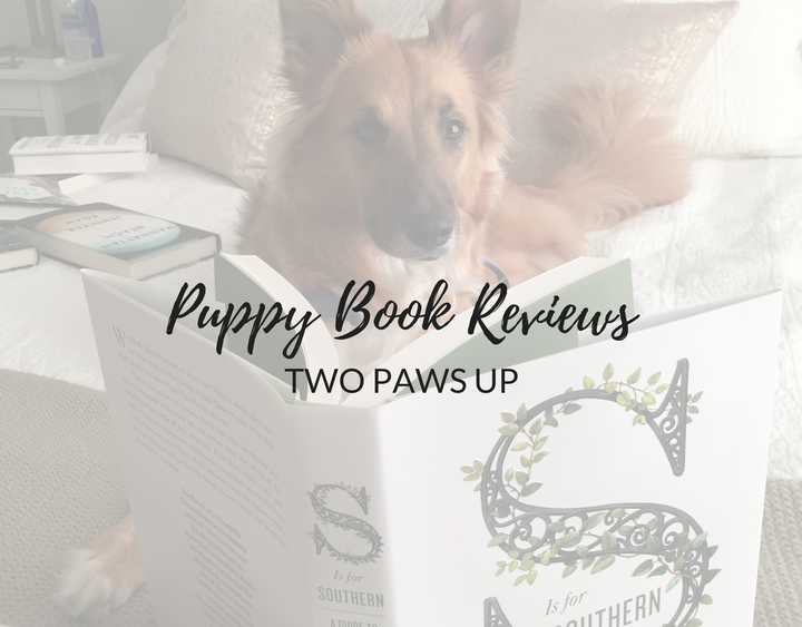 puppy book reviews, dogs with books, puppies with books